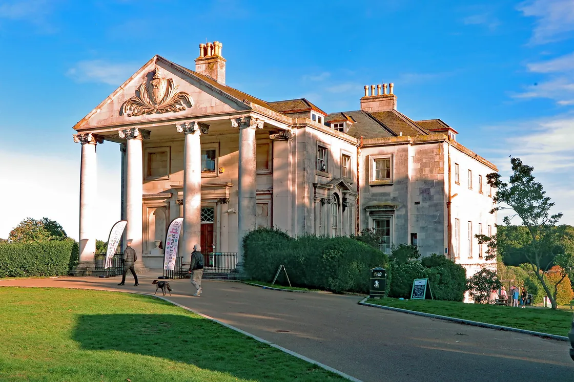 Beckenham Place Mansion in evening light