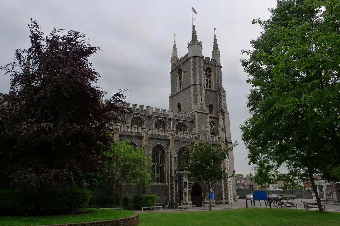 Croydon Minster from the north east