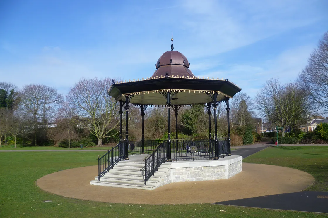 The bandstand in Central Park, Dartford