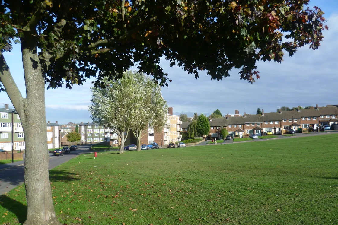Houses round Walton Green, New Addington