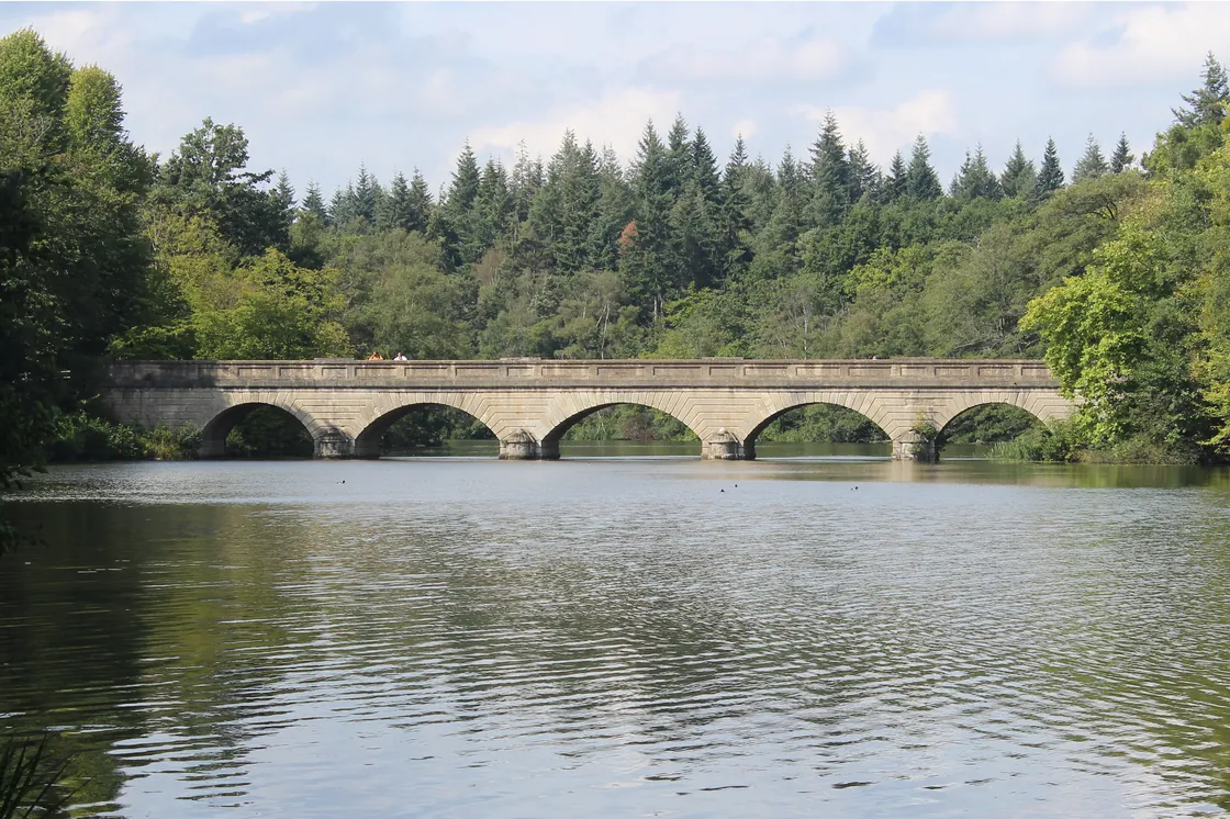 Five Arches Bridge from the western side, Foots Cray Meadows