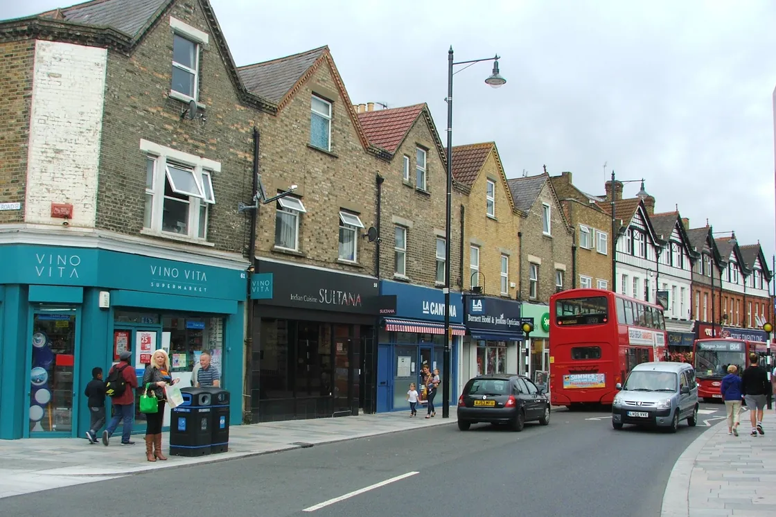 The High Street in Sidcup