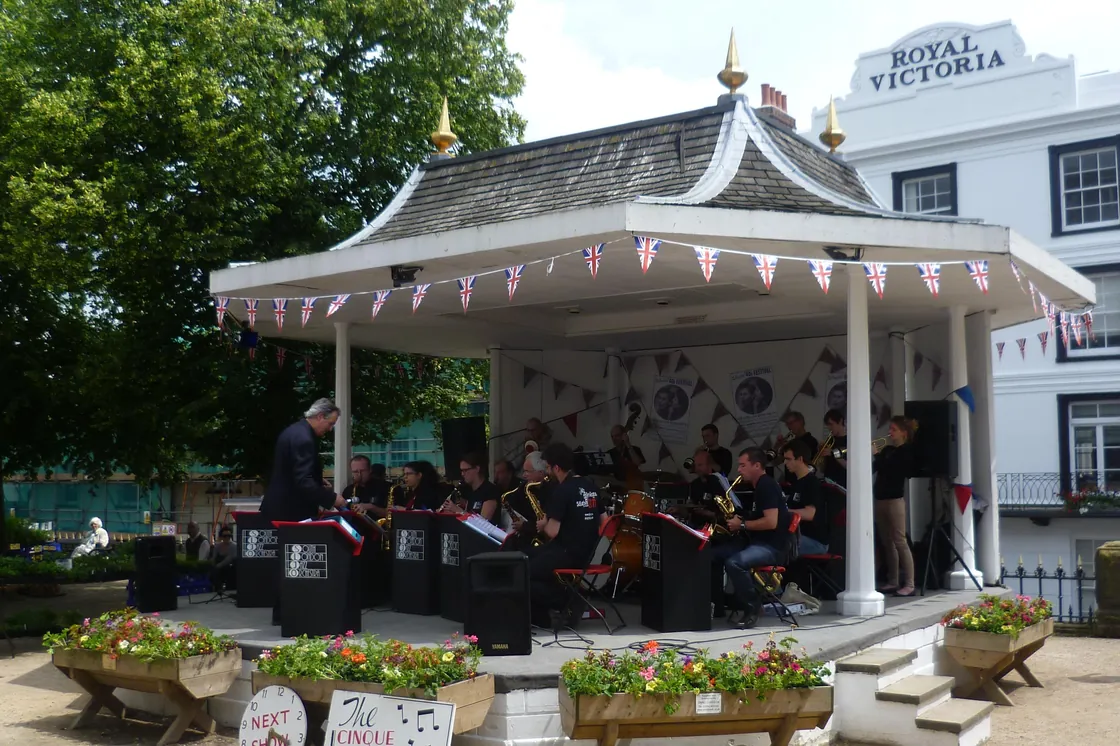 The bandstand on the Pantiles, Tunbridge Wells